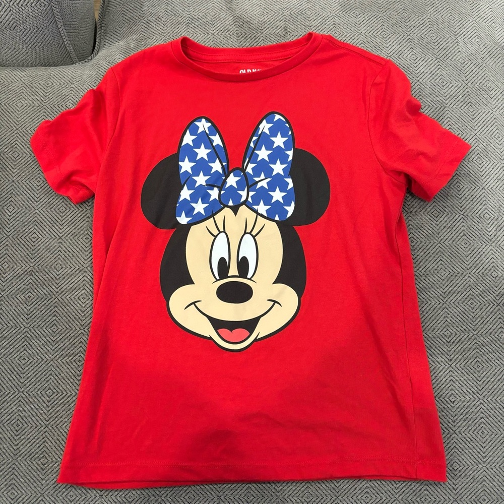 NWOT Old Navy Red Minnie Mouse Short Sleeve T-shirt